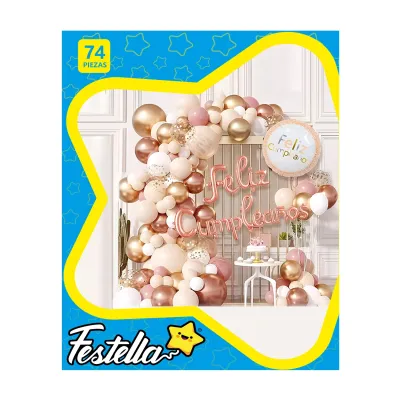 KIT GLOBO ORGANICO F.C X74PCS (PQTX5)