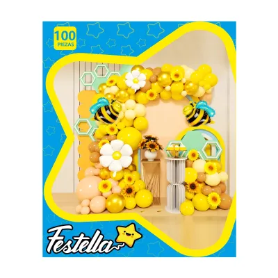 KIT GLOBO ORGANICO ABEJAS X100PCS (PQTX5)