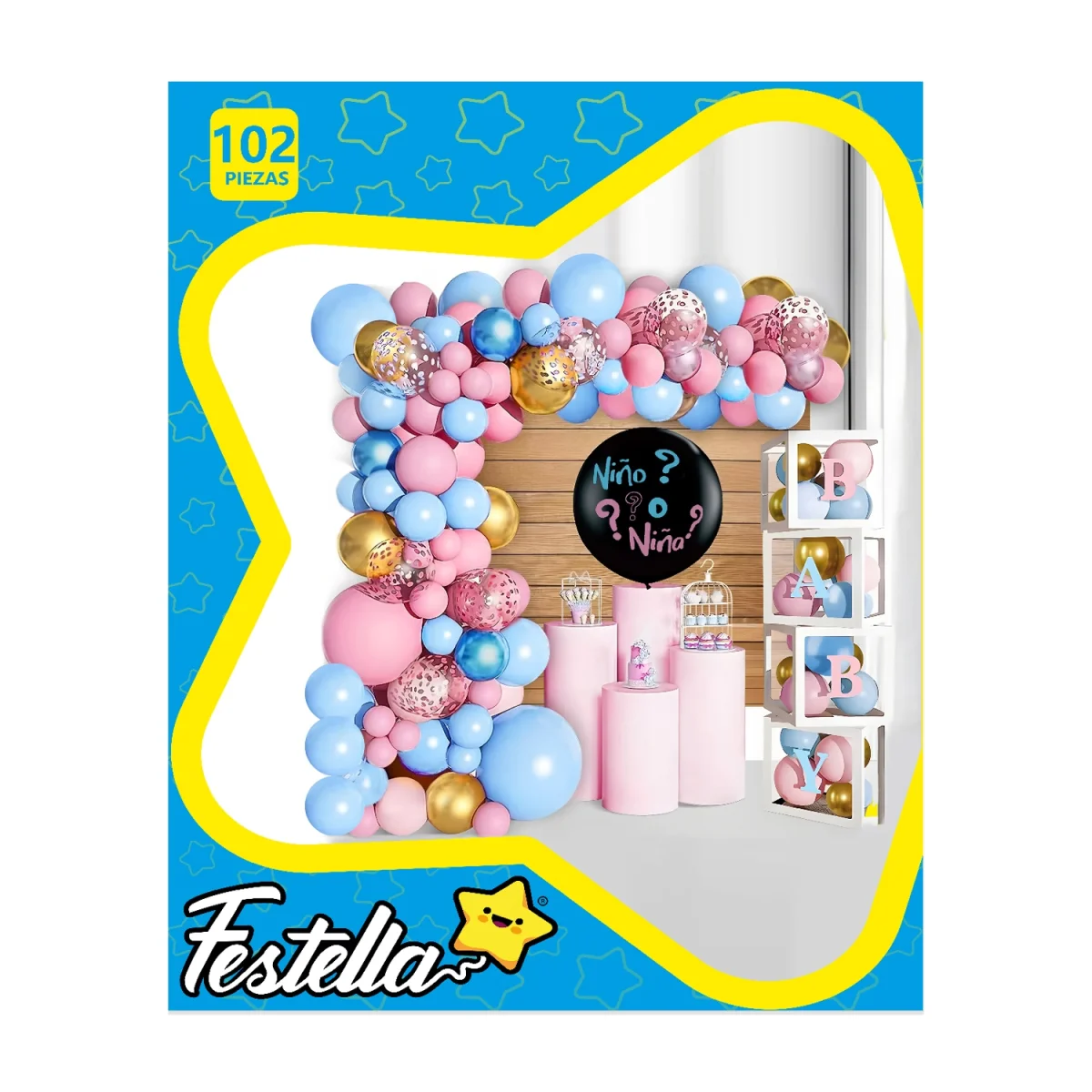 KIT GLOBO ORGANICO DESCUBRIMIENTO DE GENERO X102 (PQTX5)