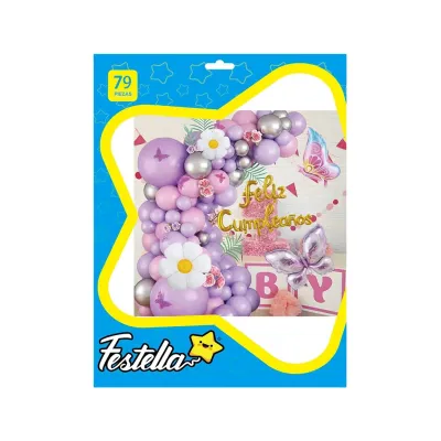 KIT GLOBO ORGANICO FIGURAS F.C X79PCS (PQTX5)