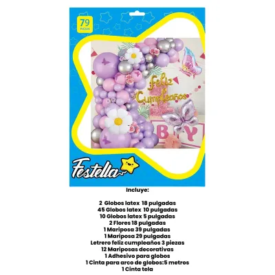 KIT GLOBO ORGANICO FIGURAS F.C X79PCS (PQTX5)
