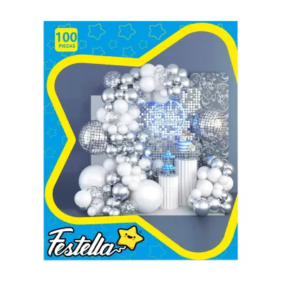 KIT GLOBO ORGANICO DISCOTECA X100PCS (PQTX5)