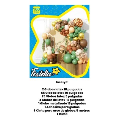 KIT GLOBO ORGANICO SELVA X100PCS (PQTX5)