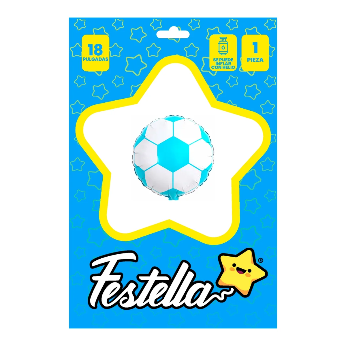 GLOBO BALON 18" AZUL CLARO(PQTX25)