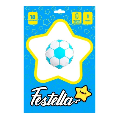 GLOBO BALON 18" AZUL CLARO(PQTX25)