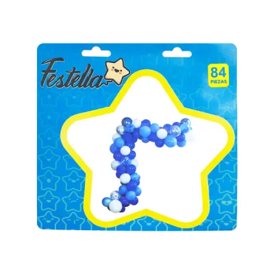 KIT GLOBO ORGANICO MARIPOSAS F.C X72PCS (PQTX5)
