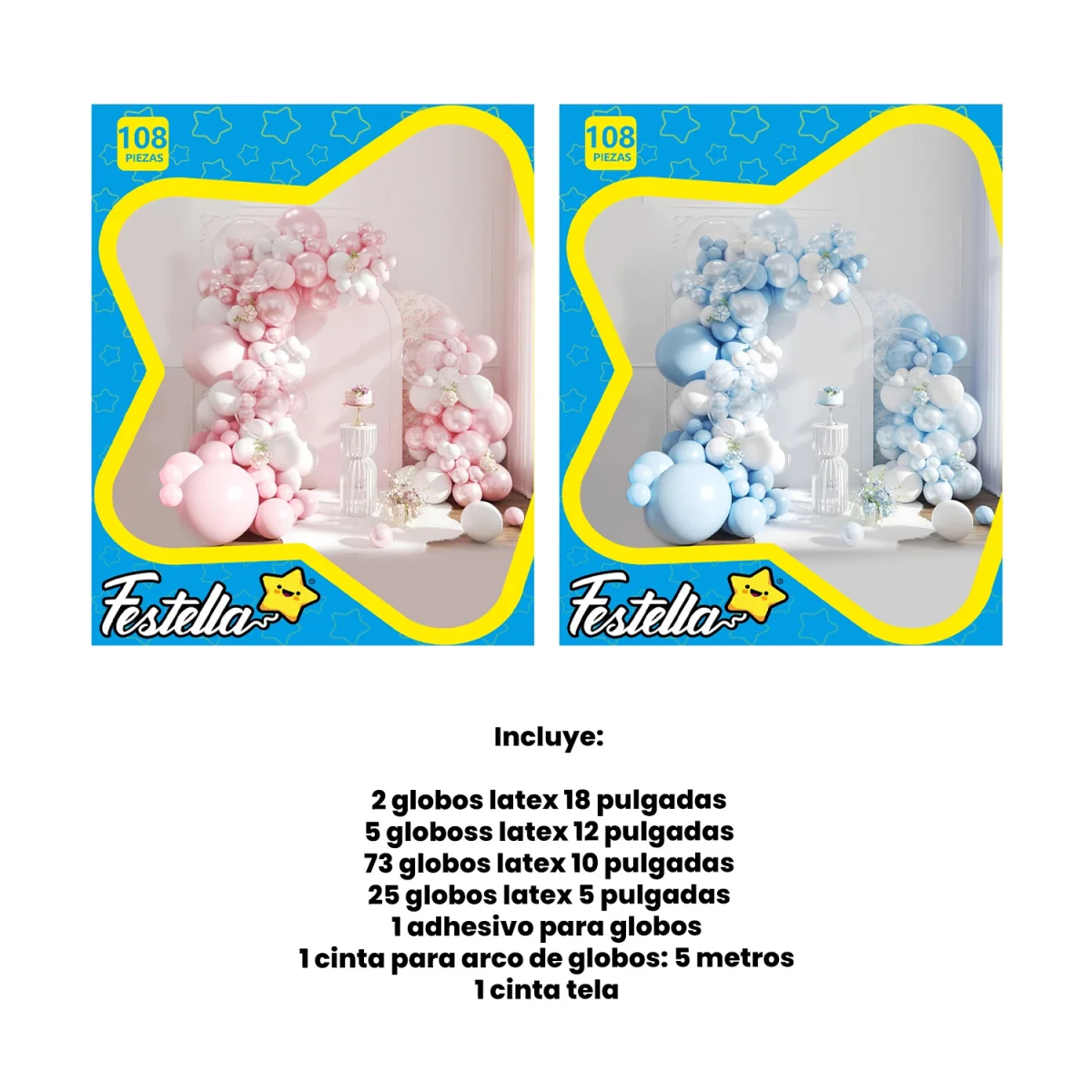 KIT GLOBO ORGANICO X108PCS (PQTX5)