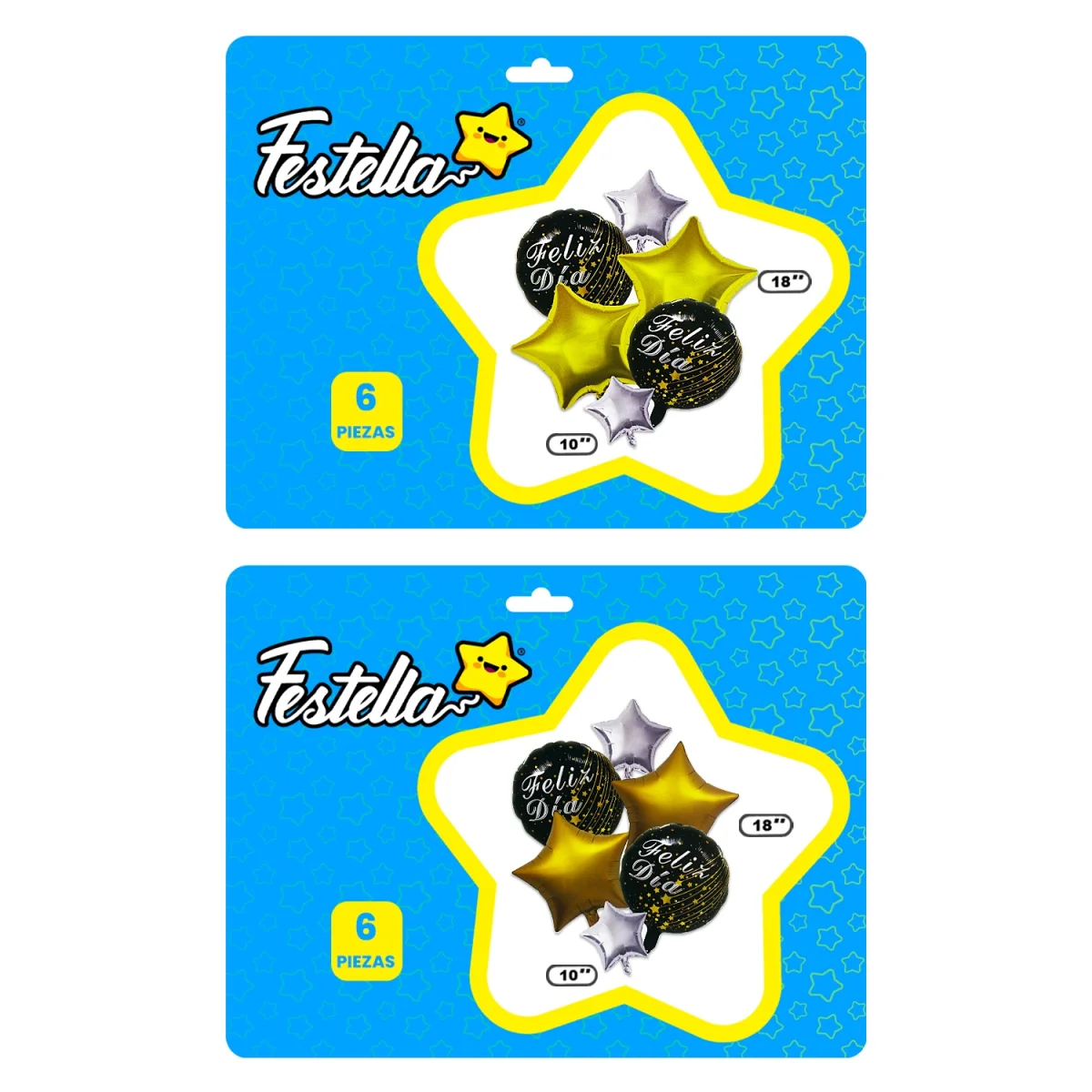 KIT GLOBO FELIZ DIA X6(PQTX12)