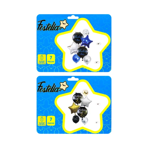 KIT GLOBO FELIZ DIA X6(PQTX12)