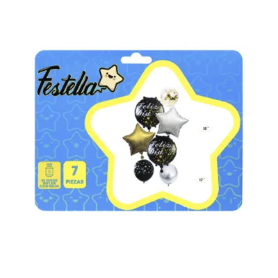 KIT GLOBO FELIZ DIA X6(PQTX12)