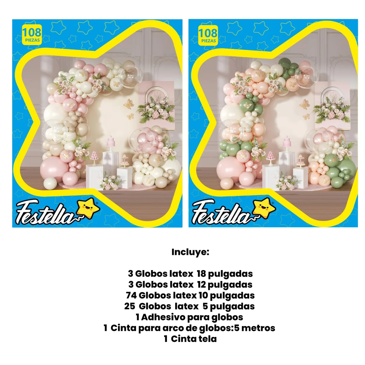 KIT GLOBO ORGANICO X108PCS (PQTX5)