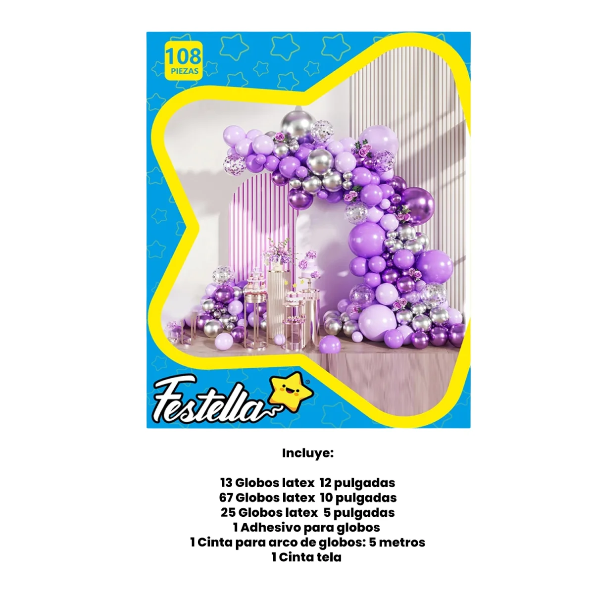 KIT GLOBO ORGANICO X108PCS (PQTX5)
