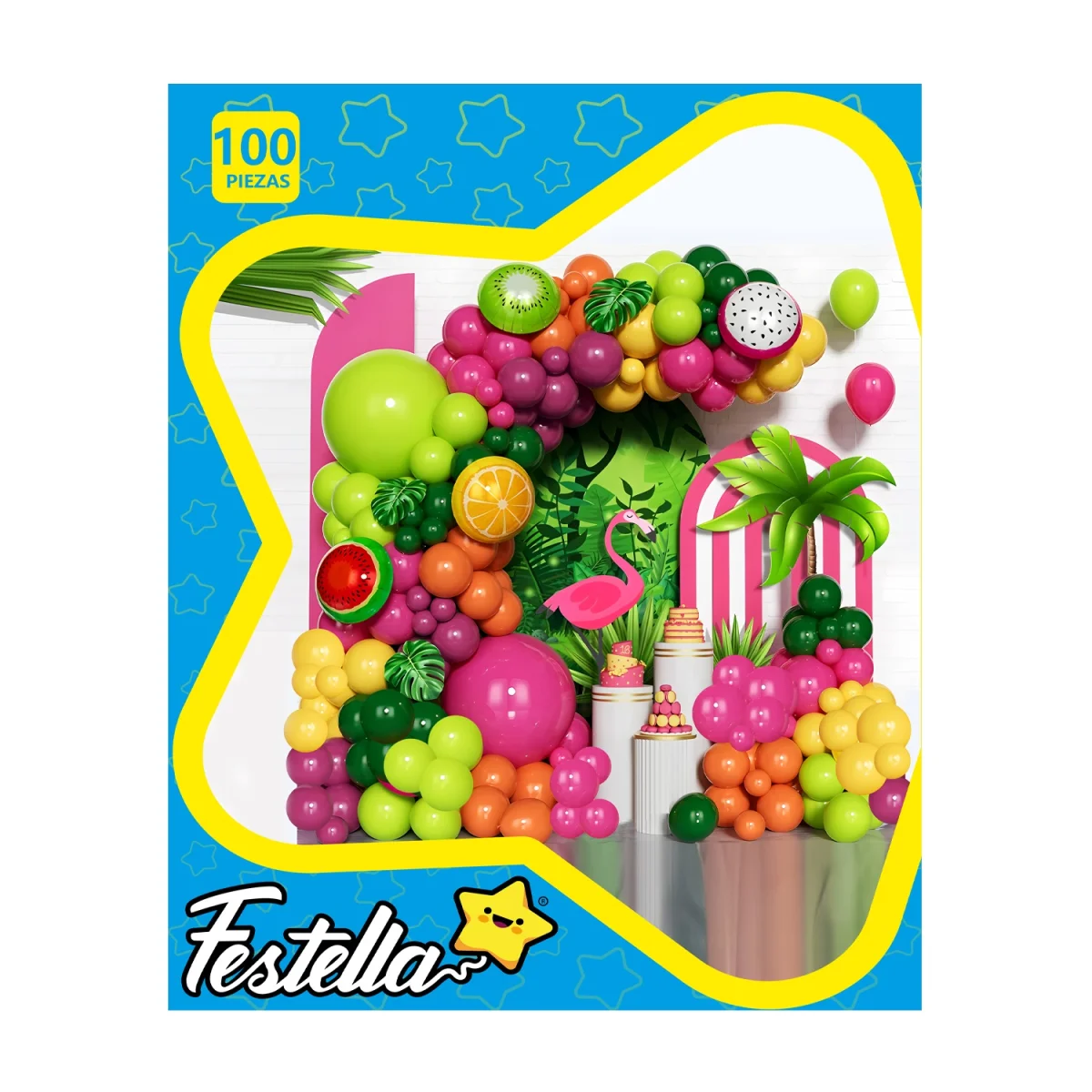 KIT GLOBO ORGANICO TROPICAL X100PCS (PQTX5)