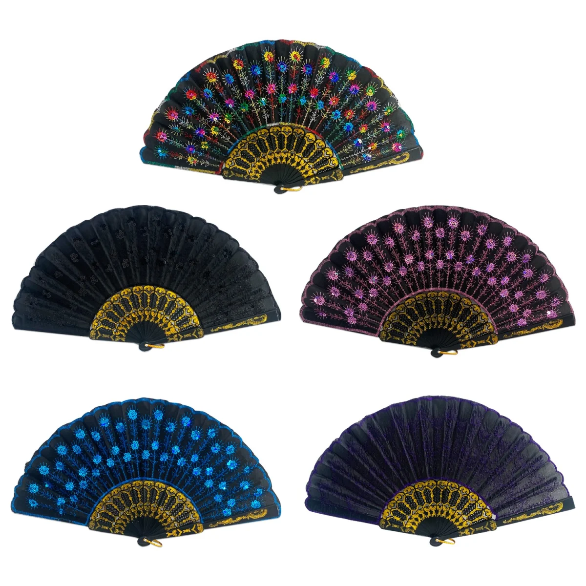 ABANICO ESTAMPADO (PQTX12)