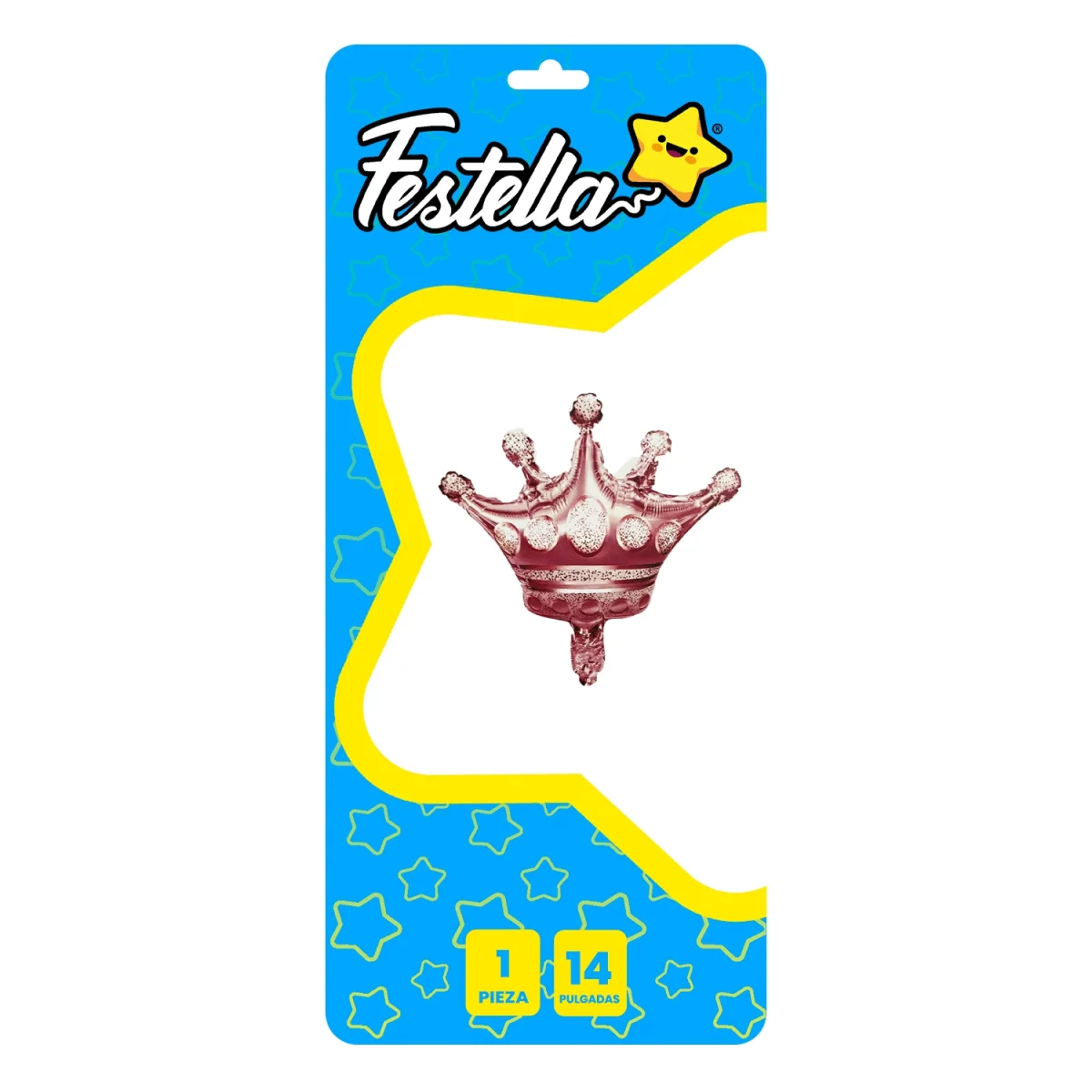 GLOBO CORONA PALO ROSA 14" (PQTX25)