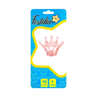 GLOBO CORONA PALO ROSA 14" (PQTX25)