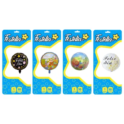 GLOBO FELIZ DIA 10" (PQTX24)