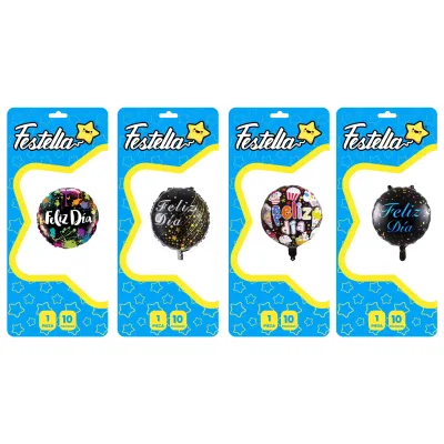 GLOBO FELIZ DIA 10" (PQTX25)