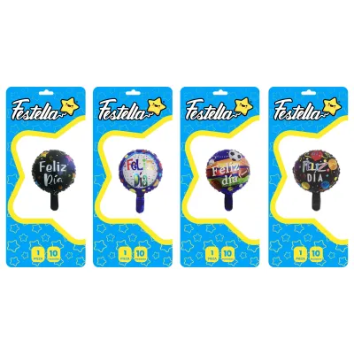 GLOBO FELIZ DIA 10" (PQTX25)