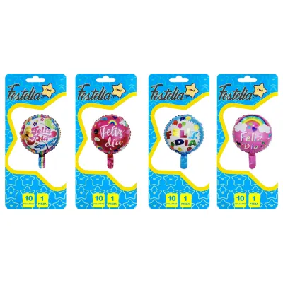 GLOBO FELIZ DIA 10" (PQTX25)