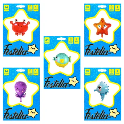 GLOBO ANIMALES MARINOS 24" (PQTX25)