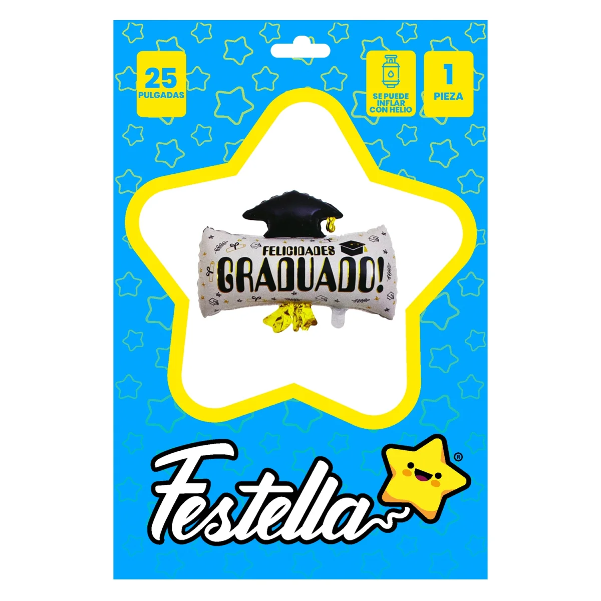 GLOBO GRADO DIPLOMA 25"(PQTX25)