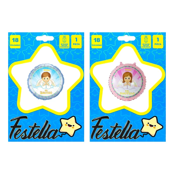 GLOBO MI BAUTIZO 18"(PQTX25)