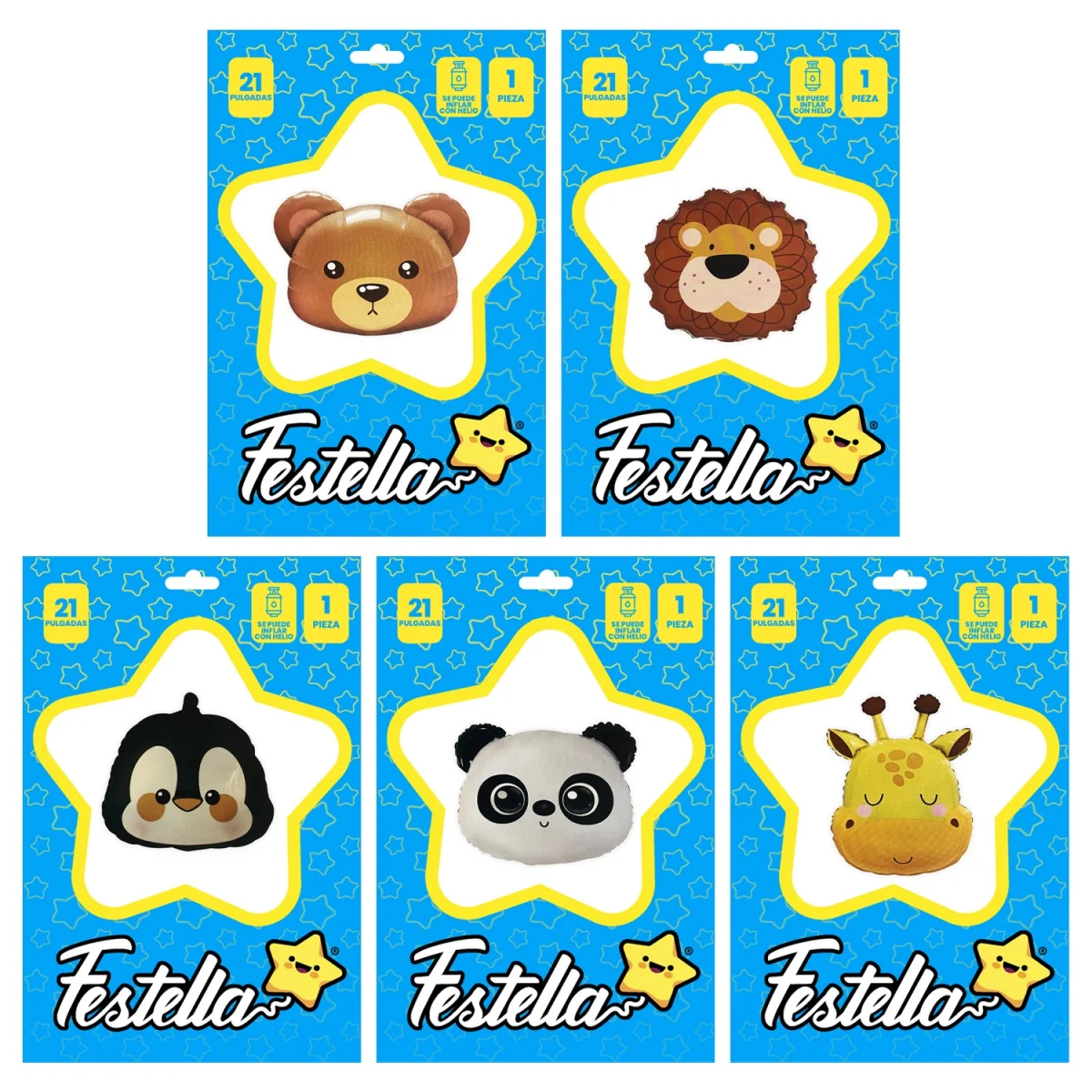 GLOBO ANIMALES 21"(PQTX25)