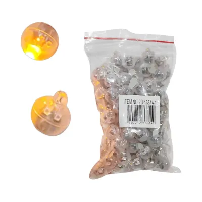 ESFERA MINI CON LUZ LED CALIDA 1.4CM (PQTX100)