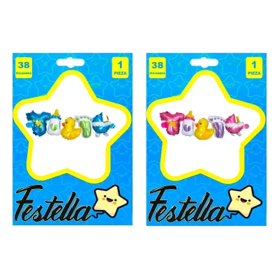 GLOBO FIGURAS BEBE 38";(PQTX25)