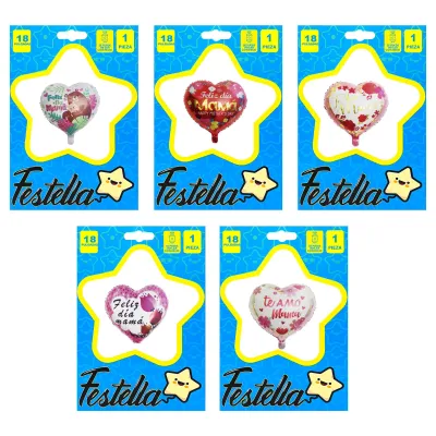 GLOBO FELIZ DIA MAMA 18" (PQTX12)