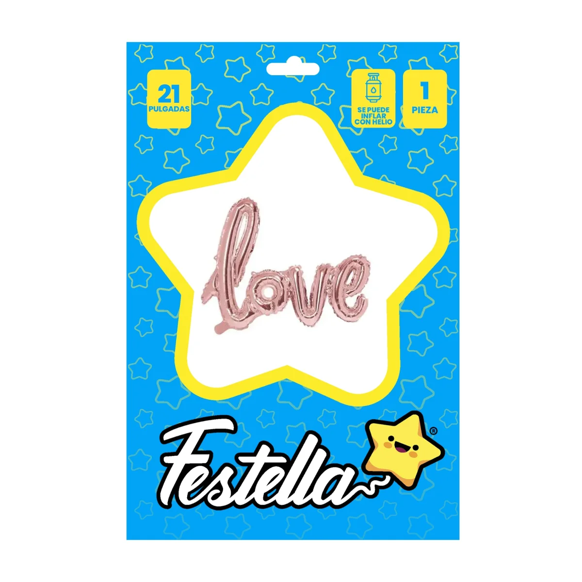 GLOBO LOVE PALO ROSA 21" (PQTX25),