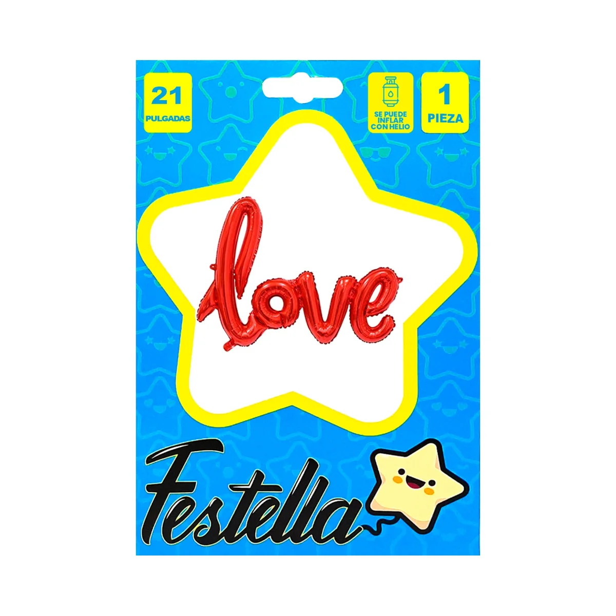 GLOBO LOVE ROJO 21" (PQTX25),