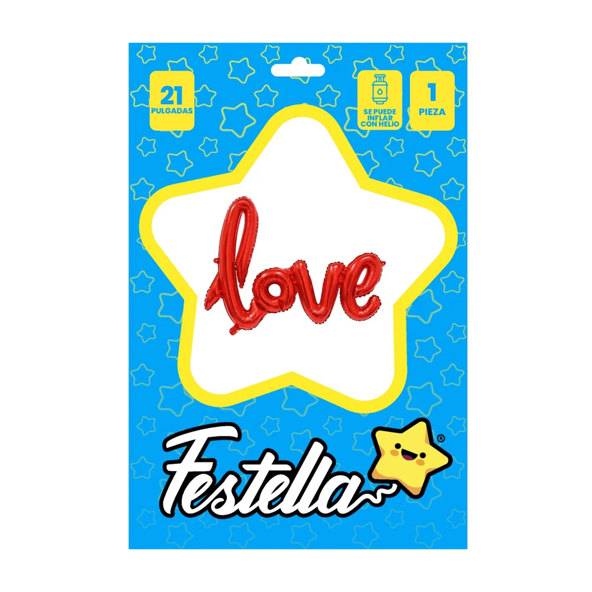 GLOBO LOVE ROJO 21" (PQTX25),