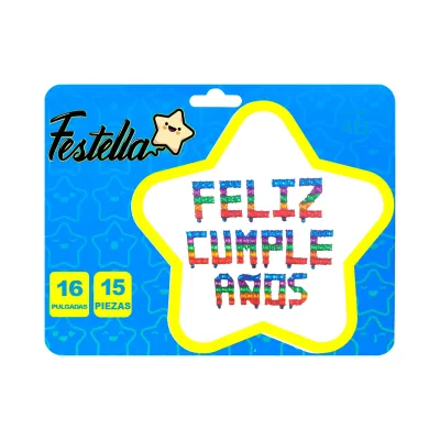 GLOBO FELIZ CUMPLEAÑOS DEGRADE X15(PQTX12)