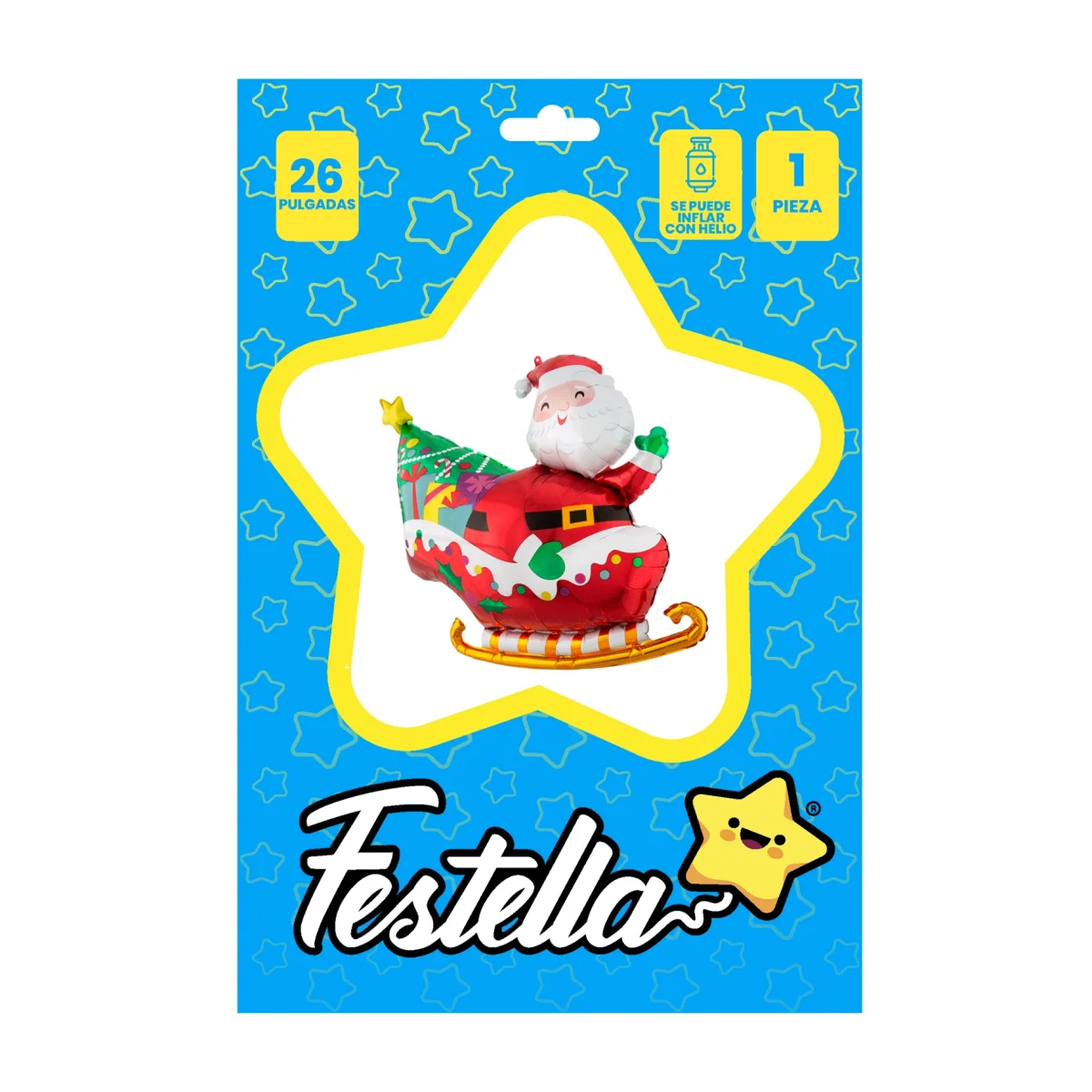 GLOBO MUÑECO NAVIDEÑO 26"