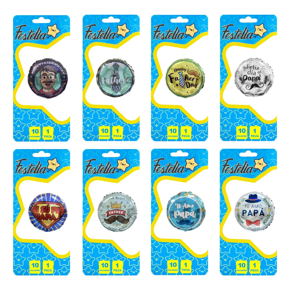 GLOBO FELIZ DIA DEL PADRE 10"(PQTX25)