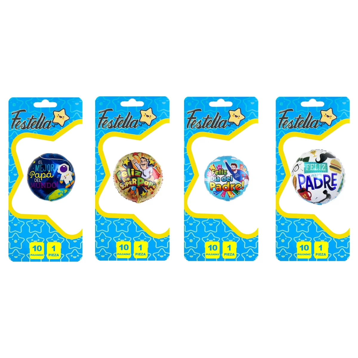 GLOBO SURTIDO PAPA 10" (PQTX24)