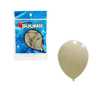 GLOBO DE LATEX LISO ARENA R5 X12