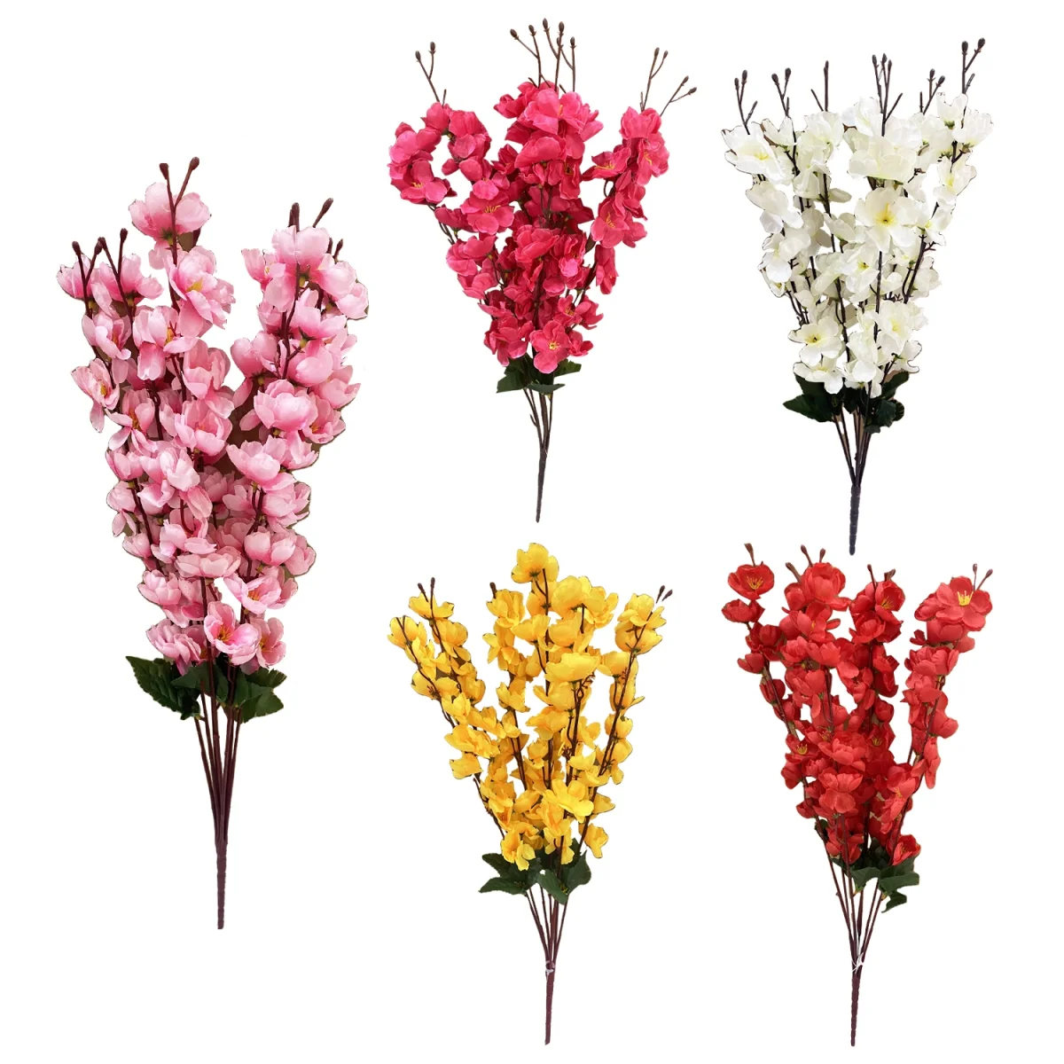 RAMO FLORES ARTIFICIALES X7 60CM