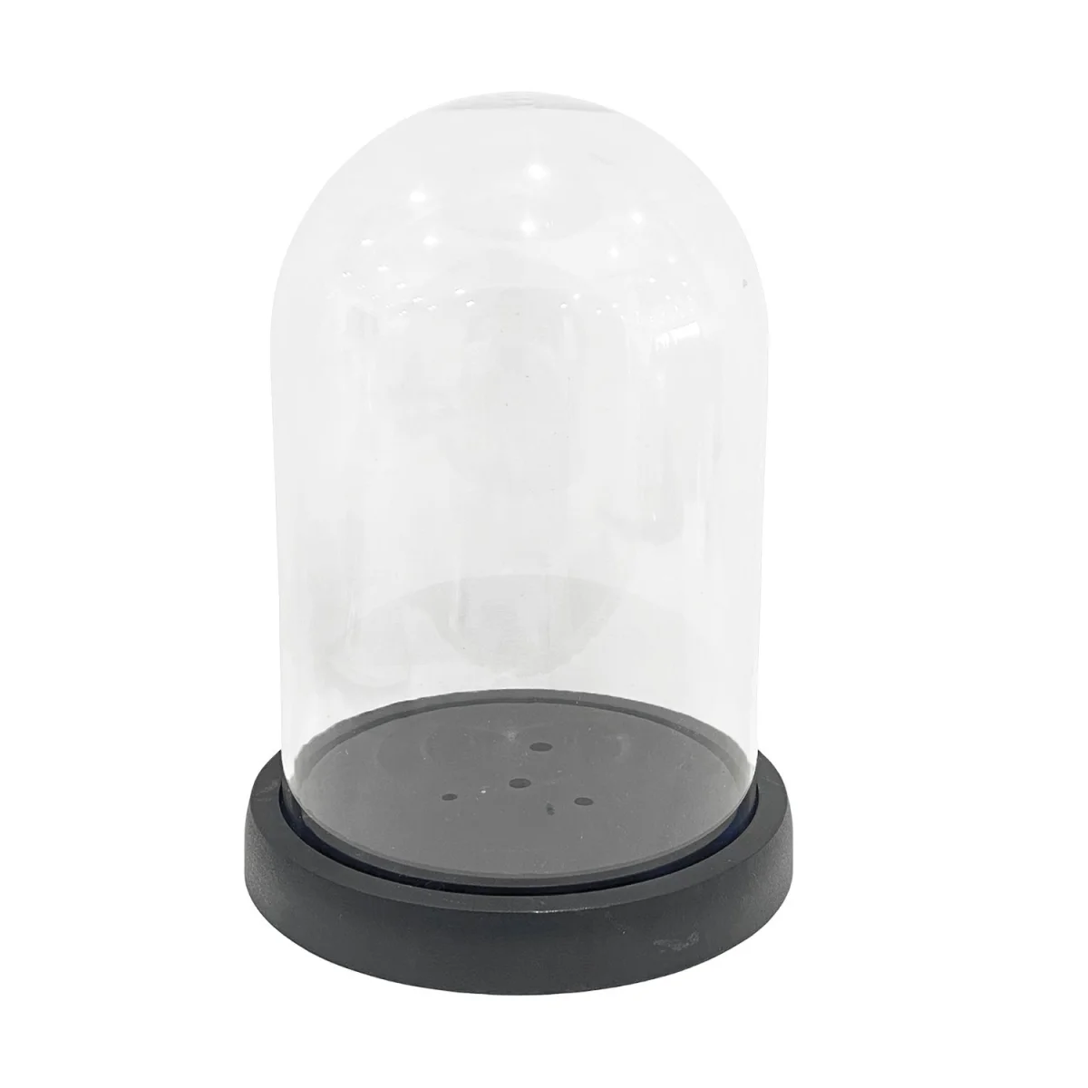 CAPSULA TRANSPARENTE CON BASE 9*20CM