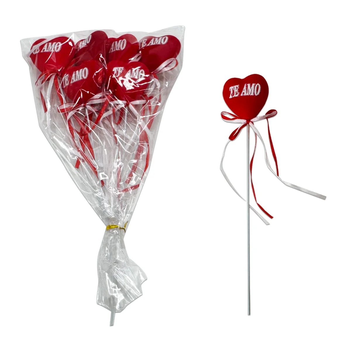 CORAZON DECORATIVO TE AMO (PQTX6)