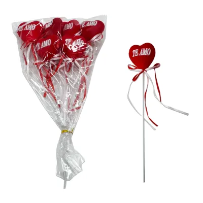 CORAZON DECORATIVO TE AMO (PQTX6)