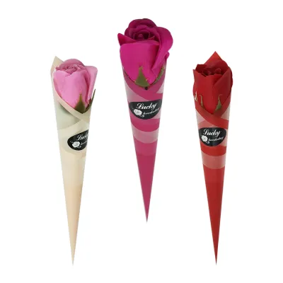 RAMO ROSA ARTIFICIAL FELIZ DIA (CJX48)