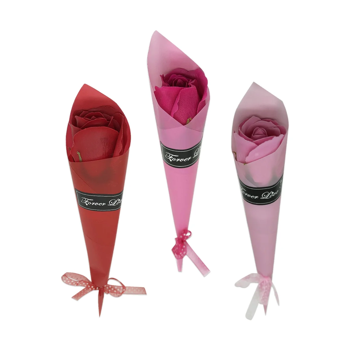 RAMO ROSA FELIZ DIA 30CM (CJX48)