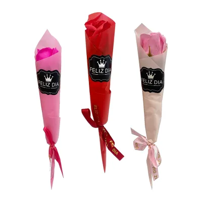 RAMO ROSA FELIZ DIA 30CM (CJX48)