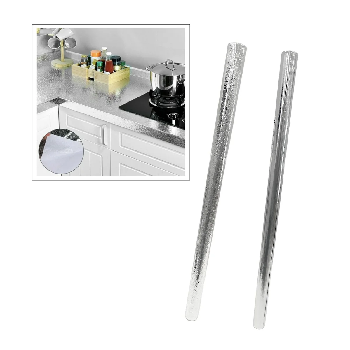 ROLLO PAPEL METALICO ADHESIVO 60CM*3M
