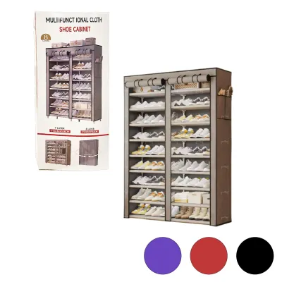 ORGANIZADOR METALICO PARA ZAPATOS 8 NIVELES 113*30*124CM