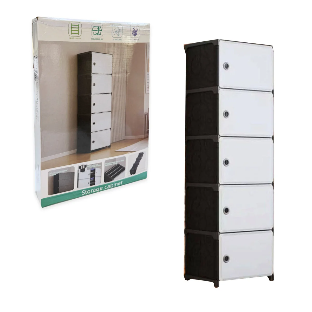 ORGANIZADOR METALICO PARA ROPA 5 NIVELES 154*42*29CM