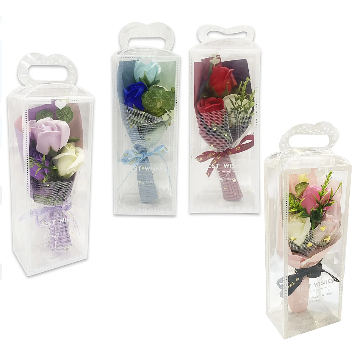 RAMO ROSAS ARTIFICIALES EN ACETATO (CJX10),